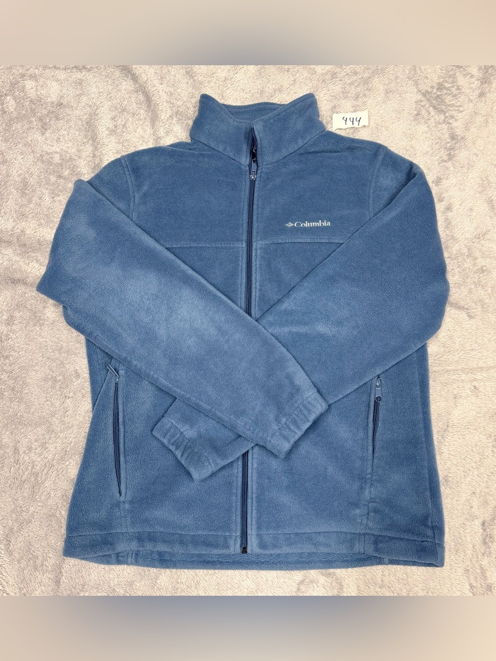 Columbia Blue Full-Zip Fleece Jacket